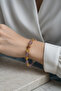 Certified Ametrine-Hematite Natural Stone Bracelet 6-8 mm - 3