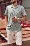 Men's Summer Slim Fit Cotton, Linen Woven Shirt - 4