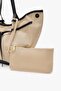 Large Tote Bag Beige & Black Niesha Allure - 7