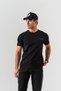 Men's Black Borz Team Back Printed 100% Cotton Regular Fit Crew Neck T-Shirt - 3