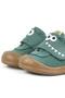 Dino Genuine Leather Green High Top Baby Shoes - 8