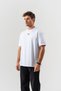 Unisex White Borz 1996 Embroidery Detailed Back Printed Oversize Fit Crew Neck T-Shirt - 5