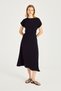 Low Sleeve Midi Dress