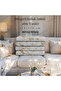 Seat Sofa Bed Cover New Fashion Gold Leaf Decorative Silvery White Sponge Seat Cover 1Pcs - 2