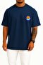 Oversize Tcg Gelibolu F-493 Unisex T-Shirt with Pocket and Back Design