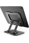 Portable Aluminum Tablet Stand 360 °   Adjustable, Foldable, Compatible for All Tablets - 2
