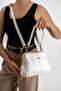 Troked Soft Leather Double Strap Multi-Compartment Hand and Shoulder Bag 727