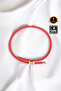 Mesh Coated Steel Bracelet - Flag Red Gold