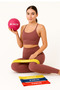 Set of 3 Loop Bands and 20 cm Balance Pilates Balls for Home Pilates and Fitness - 4