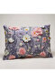 Decorative Floral Print Pillowcase – Purple/Pink - 4