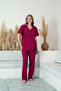 Women's 100% Natural Cotton Heart Shirt Collar Short Sleeve Quality Pajamas Set