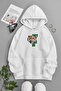 Unisex White Hooded Sweatshirt – They Not Like Us, Printed Thick Fabric