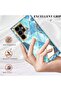 Marble Bundle for Samsung Galaxy S24 5G Ultra Case + Galaxy Buds Case - Blue - 5