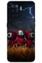 Oppo Reno 5 Lite Case Hd Pattern Printed Back Cover - Squid Game Minion