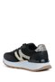 Women Glitter Detail Chunky Sneakers in Black and Gold - 3