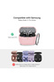 Samsung Galaxy Buds 3 Pro / Samsung Galaxy Buds 3 Case Cover | Silicone case Pink - 2