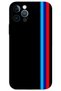 iPhone 12 Pro Max Case Hd Pattern Printed Back Cover - Three Strips