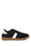 Women Classic Lace-Up Flatform Sneaker in Black