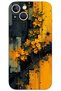 غطاء خلفي مطبوع بنمط HD لهاتف iPhone 13 - زهور صفراء