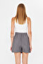 Women's Gray Shorts Skirt Arm-25Y001084 - 5