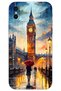 غطاء خلفي مطبوع بنمط HD لهاتف iPhone X / XS - برج الساعة