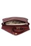 Gemma Envelope Clamshell Clutch Bag Claret Red - 4