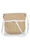 Lenora Straw Textured Shoulder Bag