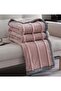Luxurious Embossed Pink Textured Blanket King Size 200 x 230 Cm