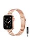 Apple Watch 38mm 40mm 41mm 42mm | Thin Stainless Steel Watch Band | Rose Gold