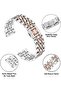 Samsung Galaxy Watch 6/5/4 Band 40/ 44mm | Metal Bands |Silver /Gold - 4