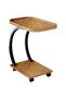 Removable square side table for sofa, balcony, or corner. Simple, space-saving coffee table design.