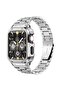 Apple Watch 45mm | Stainless Steel Watch Band with Case | Silver