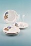 Pearl Series Flower Bouquet 4 Porcelain Tea Plate