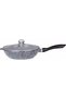 Frying pan with lid with granite coating, diameter 24 cm,