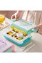 Kids Dino Bento Box - Leak-Proof, 4 Compartments, Perfect Portion Sizes for Ages 3-10, BPA-Fr - 3