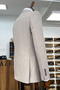Slim Fit High Quality Pointed Collar Pocket Pocket Beige Jacket - 5
