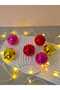 Christmas Tree Ornament 6 Pieces Large Matte Gray Ball Christmas Tree Ornament 6 cm - 3