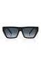 Perra Unisex Black New Season Popular Square Sunglasses - 4