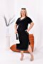 Plus Size Cotton Lycra Dress with Stitching Detail