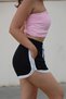 Sebesta Fashion Heart Printed Women's Athlete Shorts Thin Jersey Fabric Sebesta Fashion - 3