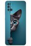 Samsung Galaxy A51 Case Hd Pattern Printed Back Cover - Blue Eyed Cat