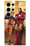 Samsung Galaxy S23 Ultra Case Hd Pattern Printed Back Cover - Iron Man