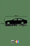Sedan Mafia Auto Sticker 20X8 cm - 3
