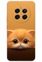 Realme 12 Pro Plus Case Hd Pattern Printed Back Cover - Yellow Kitten