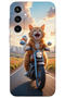 Samsung Galaxy S23 Case Hd Pattern Printed Back Cover - Crazy Cat