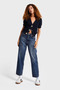 Women's T.Kot Color 2W5-8 Relax Fit 100% Cotton Inner Length 69cm T33 Denim Jean - 3