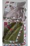 2 Pcs Handmade Crochet Writing/3 Side Embroidered/Crochet Embroidered Yemeni/Dowry Cheesecloth/100X100/Polyester