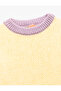 Long Sleeve Crew Neck Color Block Sweater - 3