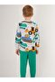 Boy's Car Printed Pajama Set - 5