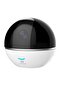 كاميرا مراقبة ذكية C6TC بدقة 1080 بكسل، مزودة بتقنية Wi-Fi - أبيض/أسود - إمكانية التحريك والإمالة